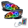 Oracle 08-11 Mercedes Benz C-Class Pre-Assembled Headlights Chrome - ColorSHIFT w/ Simple Controller ORACLE Lighting