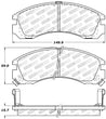 StopTech Performance 93-99 Eagle Talon 4WD / 92-04 Mitsubishi Diamante / 6/92-99 Mitsubishi Eclipse Stoptech