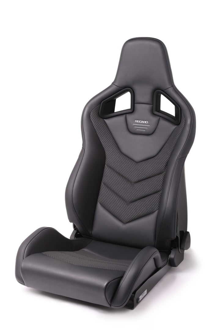 Recaro Sportster GT Passenger Seat - Black Leather/Carbon Weave Recaro