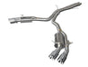aFe 18-20 Audi RS5 Coupe MACH Force-Xp 3in to 2.5in 304 SS Axle-Back Exhaust System-Quad Polish Tips aFe