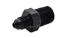Vibrant -4AN to 3/8in NPT Straight Adapter Fitting - Aluminum Vibrant