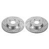 Power Stop 12-16 Honda CR-V Front Evolution Drilled & Slotted Rotors - Pair PowerStop