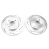 Power Stop 17-18 Mitsubishi Mirage Front Evolution Drilled & Slotted Rotors - Pair PowerStop
