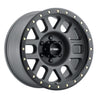 Method MR309 Grid 17x8.5 0mm Offset 6x5.5 108mm CB Titanium/Black Street Loc Wheel Method Wheels
