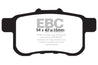 EBC 09-14 Acura TSX 2.4 Redstuff Rear Brake Pads EBC