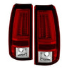Spyder Chevy Silverado 1500/2500 03-06 Version 2 LED Tail Lights - Red Clear ALT-YD-CS03V2-LED-RC SPYDER