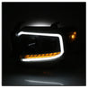 xTune 14-17 Toyota Tundra DRL LED Light Bar Proj Headlights - Black Smoke (PRO-JH-TTU14-LB-BSM) SPYDER