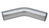Vibrant 2in O.D. Universal Aluminum Tubing (45 degree bend) - Polished Vibrant