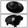 Spyder Volkswagen Beetle 06-10 Projector Headlights DRL LED Black PRO-YD-VB06-DRL-BK SPYDER