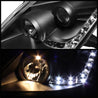 Spyder Nissan 350Z 06-08 Projector Headlights Xenon/HID Model- DRL Blk PRO-YD-N350Z06-HID-DRL-BK SPYDER