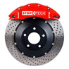 StopTech 08-10 Audi S5 Front BBK w/ Red ST-60 Calipers Drilled 380x32mm Rotors Pads Lines Stoptech