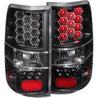 ANZO 2004-2008 Ford F-150 LED Taillights Black ANZO