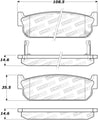 StopTech Street Brake Pads - Front Stoptech