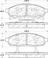 StopTech Street Brake Pads Stoptech