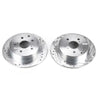 Power Stop 09-10 Pontiac Vibe Rear Evolution Drilled & Slotted Rotors - Pair PowerStop