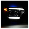 Spyder Toyota Tacoma 12-15 Projector Headlights Light Bar DRL Black PRO-YD-TT12-LBDRL-BK SPYDER