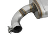 aFe MACHForce XP 2.5in 409 Stainless Axle Back Exhaust w/ Black Tips 15-17 Ford Mustang I4-2.3L (t) aFe