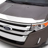AVS 12-13 Ford Fiesta Aeroskin Low Profile Hood Shield - Chrome AVS
