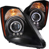 ANZO 2003-2005 Nissan 350Z Projector Headlights w/ Halo Black ANZO