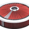 Edelbrock Air Cleaner Pro-Flo High-Flow Series Round Filtered Top Cloth Element 14In Dia X 3 125In Edelbrock