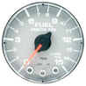 Autometer Spek-Pro Gauge Fuel Press 2 1/16in 15psi Stepper Motor W/Peak & Warn Slvr/Chrm AutoMeter