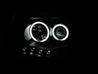 ANZO 2005-2011 Toyota Tacoma Projector Headlights w/ Halo Black ANZO
