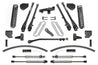 Fabtech 17-21 Ford F250/F350 4WD Diesel 8in 4Link Sys w/Coils & Dl Resi Shks Fabtech