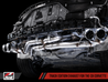 AWE Tuning 2020 Chevrolet Corvette (C8) Track Edition Exhaust - Quad Diamond Black Tips AWE Tuning