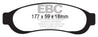 EBC 05-07 Ford F350 (inc Super Duty) 5.4 DRW 2WD Greenstuff Rear Brake Pads EBC