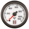 Autometer Stack 52mm 0-1100 Deg C Pro Stepper Motor Exhaust Gas Temp Gauge - White AutoMeter