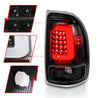 ANZO 1997-2004 Dodge Dakota LED Taillights Black Housing Clear Lens Pair ANZO