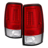 Spyder 00-06 Chevy Suburban 1500/2500 V2 Light Bar LED Tail Lights -Red Clr (ALT-YD-CD00V2-LBLED-RC) SPYDER
