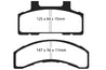 EBC 93-96 Buick Century 2.2 Ultimax2 Front Brake Pads EBC