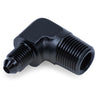 Snow Performance 3/8in NPT to 4AN Elbow Water Fitting (Black) Snow Performance