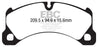 EBC 10+ Porsche Cayenne 3.6 Yellowstuff Front Brake Pads EBC