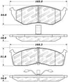 StopTech Sport Brake Pads w/Shims and Hardware - Front Stoptech