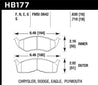 Hawk 95-99 Dodge Neon / 96-99 Plymouth Neon DTC-60 Front Brake Pads Hawk Performance