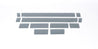 Putco 07-13 Chevy Silv Reg Cab 6.5ft Standard Box - 6in Wide - 12pcs Black Platinum Rocker Panels Putco
