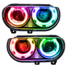 Oracle 08-14 Dodge Challenger SMD HL (HID Style) - ColorSHIFT w/ 2.0 Controller ORACLE Lighting