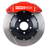 StopTech 09-10 Nissan 370Z Sport Model Only Front BBK w/ Red ST-60 Calipers Slotted 380x32mm Rotors Stoptech