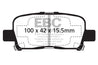 EBC 00-02 Acura MDX 3.5 Yellowstuff Rear Brake Pads EBC