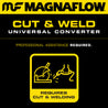 MagnaFlow Conv Univ 2.25in Inlet/Outlet Center/Center Oval 12in Body L x 7in W x 16in Overall L Magnaflow