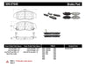 StopTech Performance 98-02 Honda Accord Coupe/Sedan 4cyl Rear Drum/Disc Front Brake Pads Stoptech