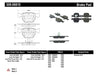 StopTech Performance 00-04 BMW M5 E39 / 00-06 X5 / 03-05 Range Rover HSE Front Brake Pads Stoptech