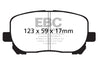 EBC 02-08 Pontiac Vibe 1.8 Ultimax2 Front Brake Pads EBC