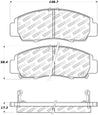 StopTech Street Select Brake Pads - Front/Rear Stoptech