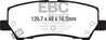 EBC 2015+ Ford Mustang 5.0L Bluestuff Rear Brake Pads EBC