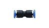 Vibrant Union Straight Pneumatic Vacuum Fitting - for use with 1/4in (6mm) OD tubing Vibrant
