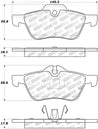 StopTech Street Touring 02-06 Mini Front Brake Pads Stoptech