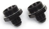 Russell Performance -6 AN Carb Adapter Fittings (2 pcs.) (Black) Russell